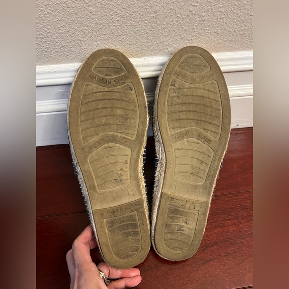 Sandro Espadrilles Women's EU 41 Navy Loafers Shoes Hand-Made Spain - Picture 7 of 7